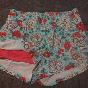 Constantly Varied Gear Blue and Red Athletic Shorts